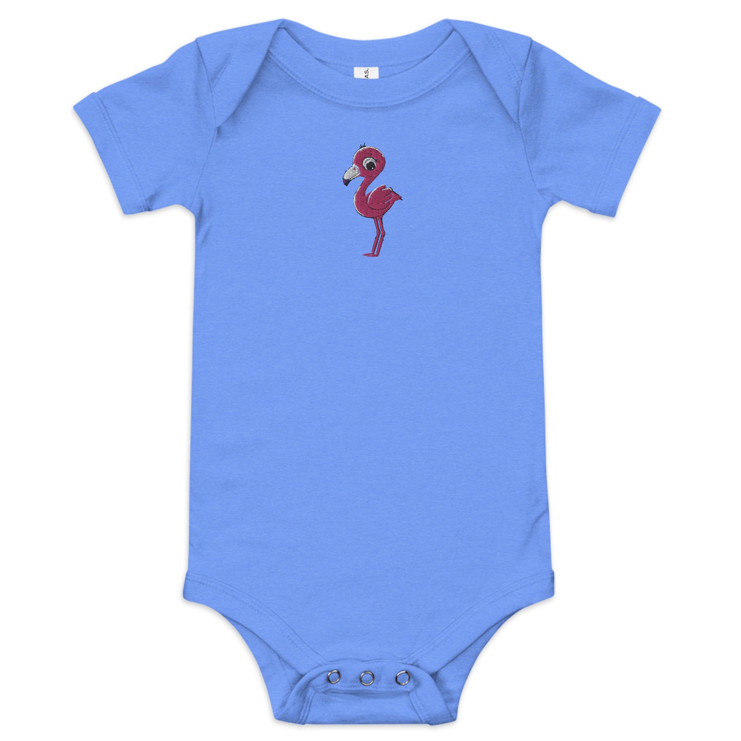 Flamingo Baby Body - Embroidered - Wildlife Soul Flamingo Baby Body - Embroidered