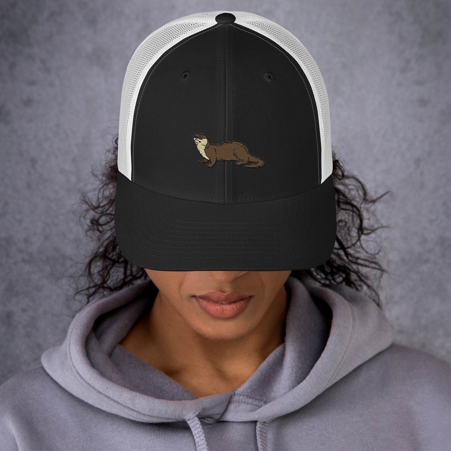 Otter Trucker Cap - Embroidered - Wildlife Soul Otter Trucker Cap - Embroidered