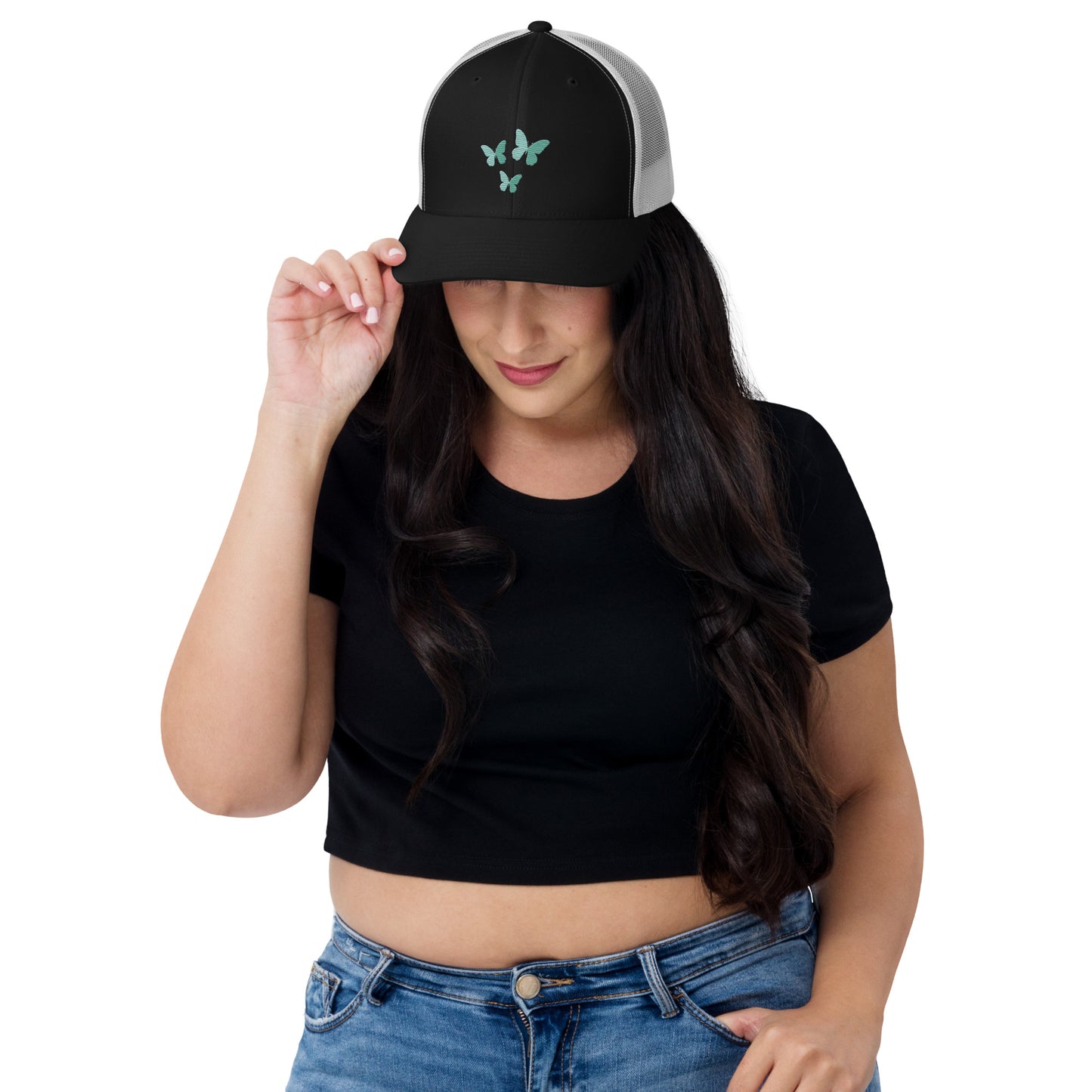 Butterfly Trucker Cap - Embroidered - Wildlife Soul Butterfly Trucker Cap - Embroidered