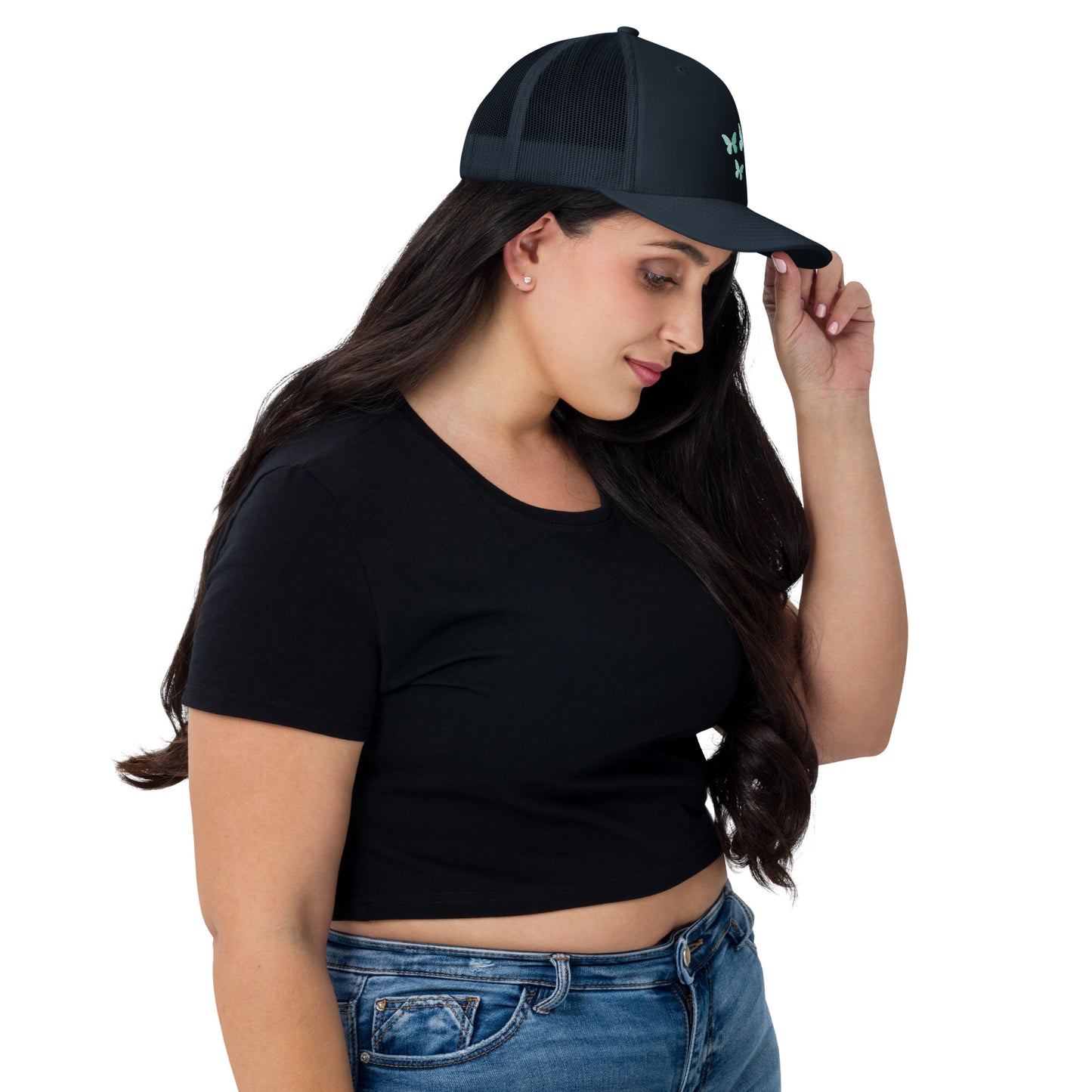 Butterfly Trucker Cap - Embroidered - Wildlife Soul Butterfly Trucker Cap - Embroidered