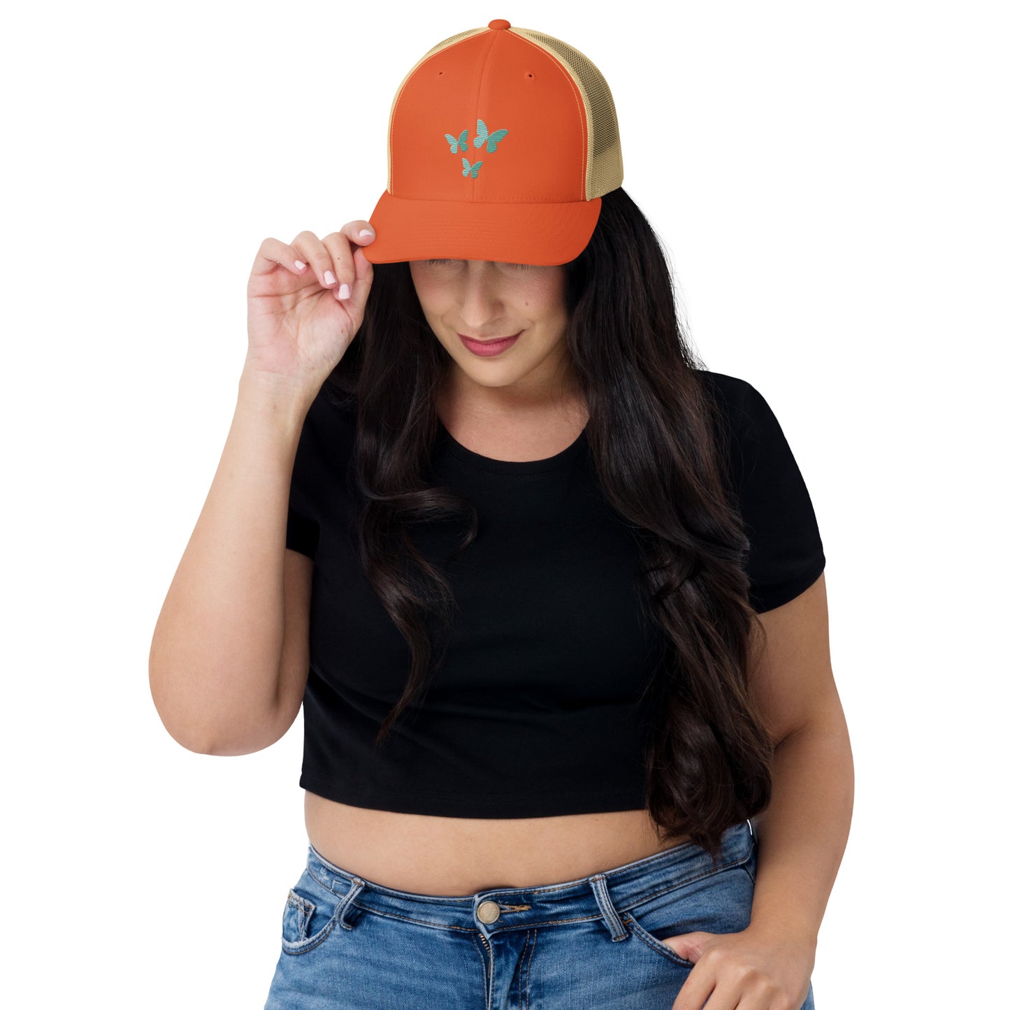Butterfly Trucker Cap - Embroidered - Wildlife Soul Butterfly Trucker Cap - Embroidered