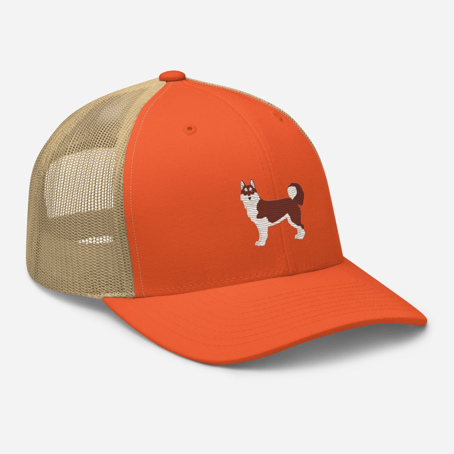 Alaskan Malamute Trucker Cap - Embroidered - Wildlife Soul Alaskan Malamute Trucker Cap - Embroidered