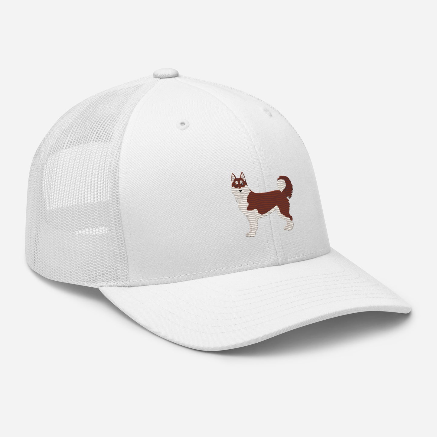 Alaskan Malamute Trucker Cap - Embroidered - Wildlife Soul Alaskan Malamute Trucker Cap - Embroidered