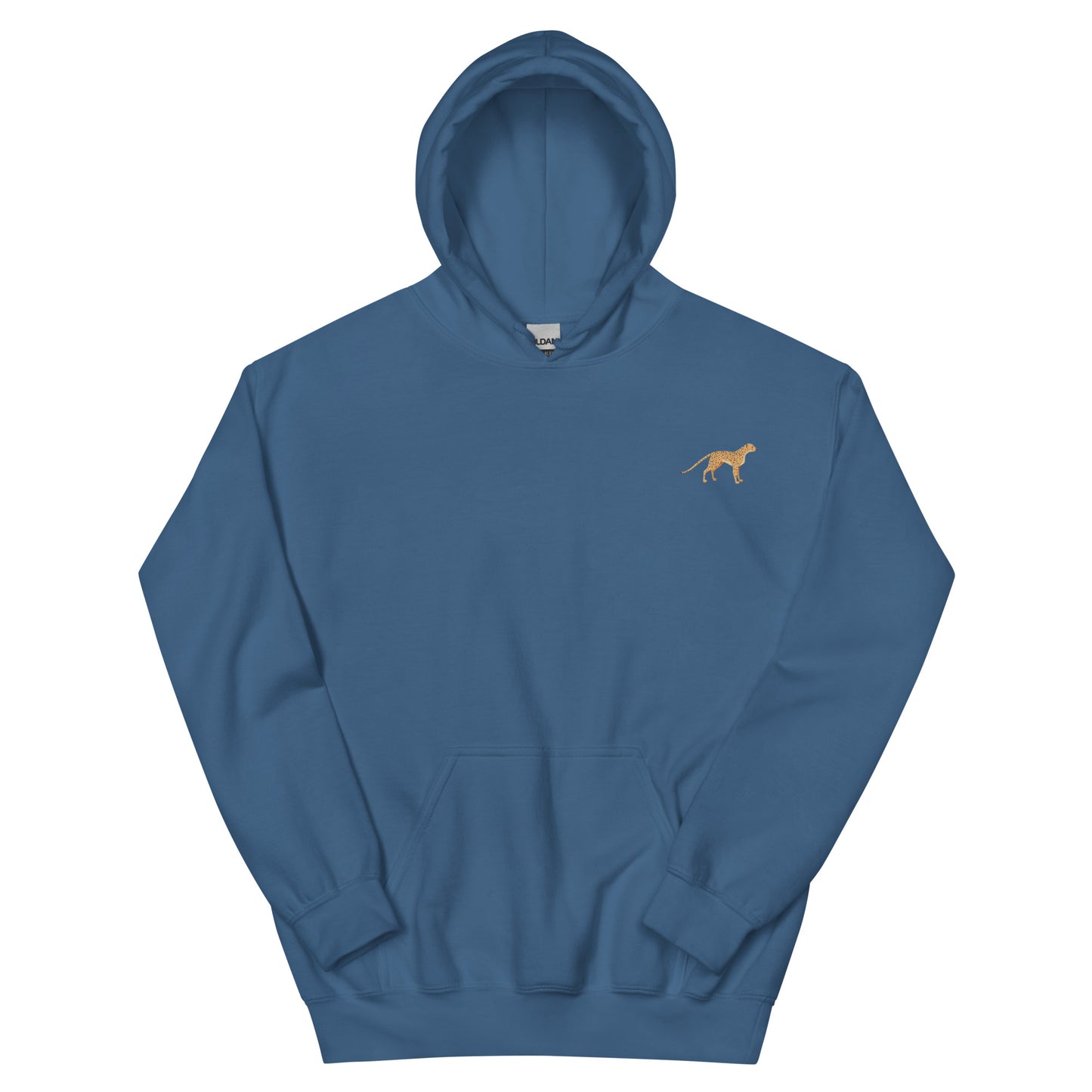 Cheetah Cotton Hoodie - Embroidered - Wildlife Soul Cheetah Cotton Hoodie - Embroidered