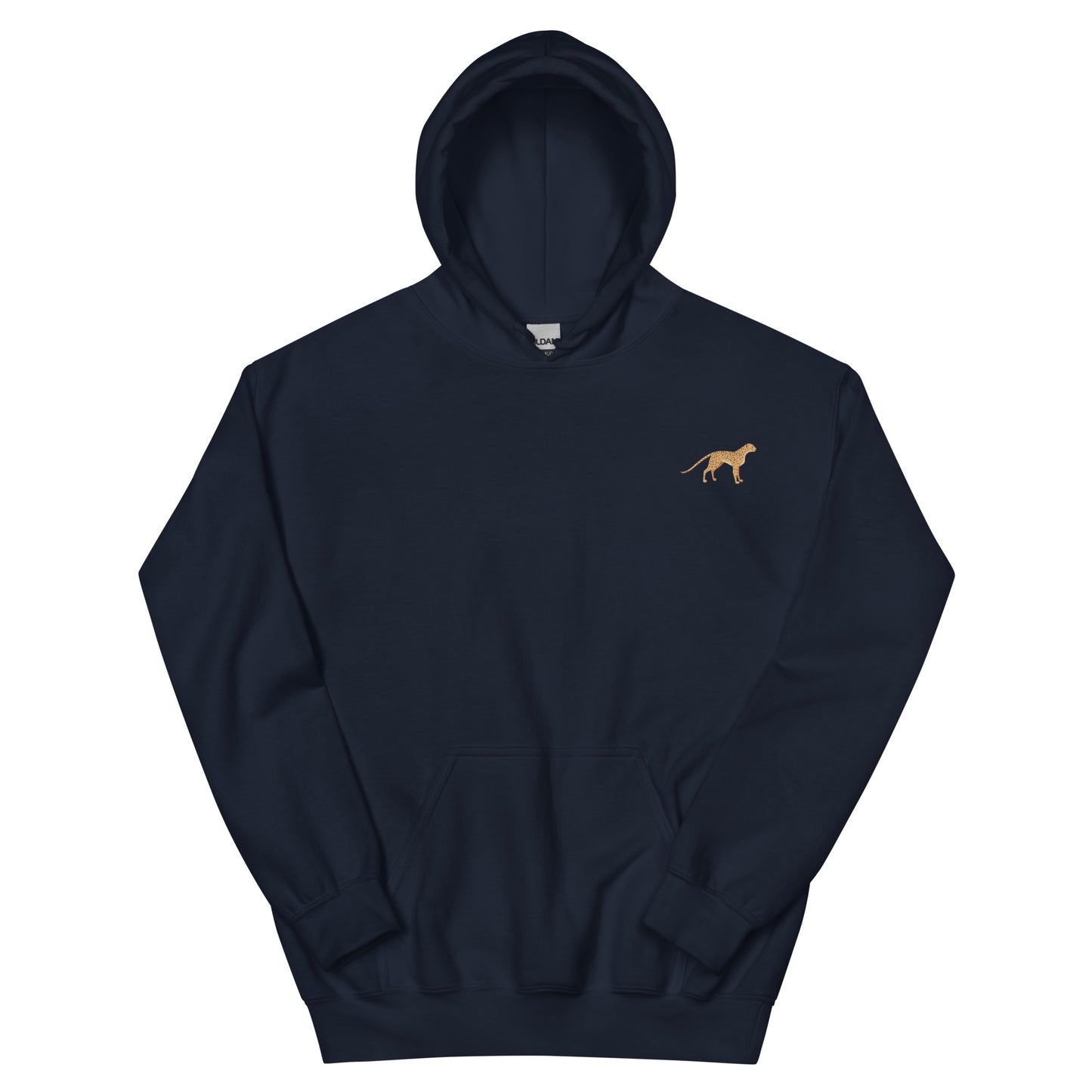 Cheetah Cotton Hoodie - Embroidered - Wildlife Soul Cheetah Cotton Hoodie - Embroidered