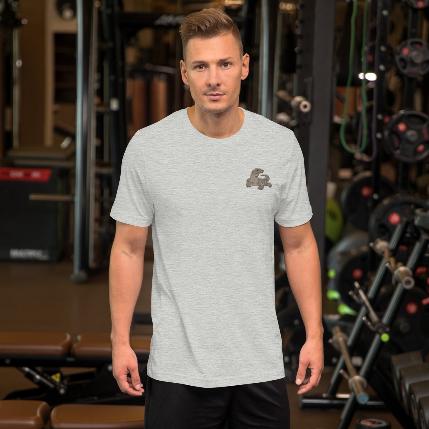 Komodo Cotton T-Shirt - Embroidered - Wildlife Soul Komodo Cotton T-Shirt - Embroidered