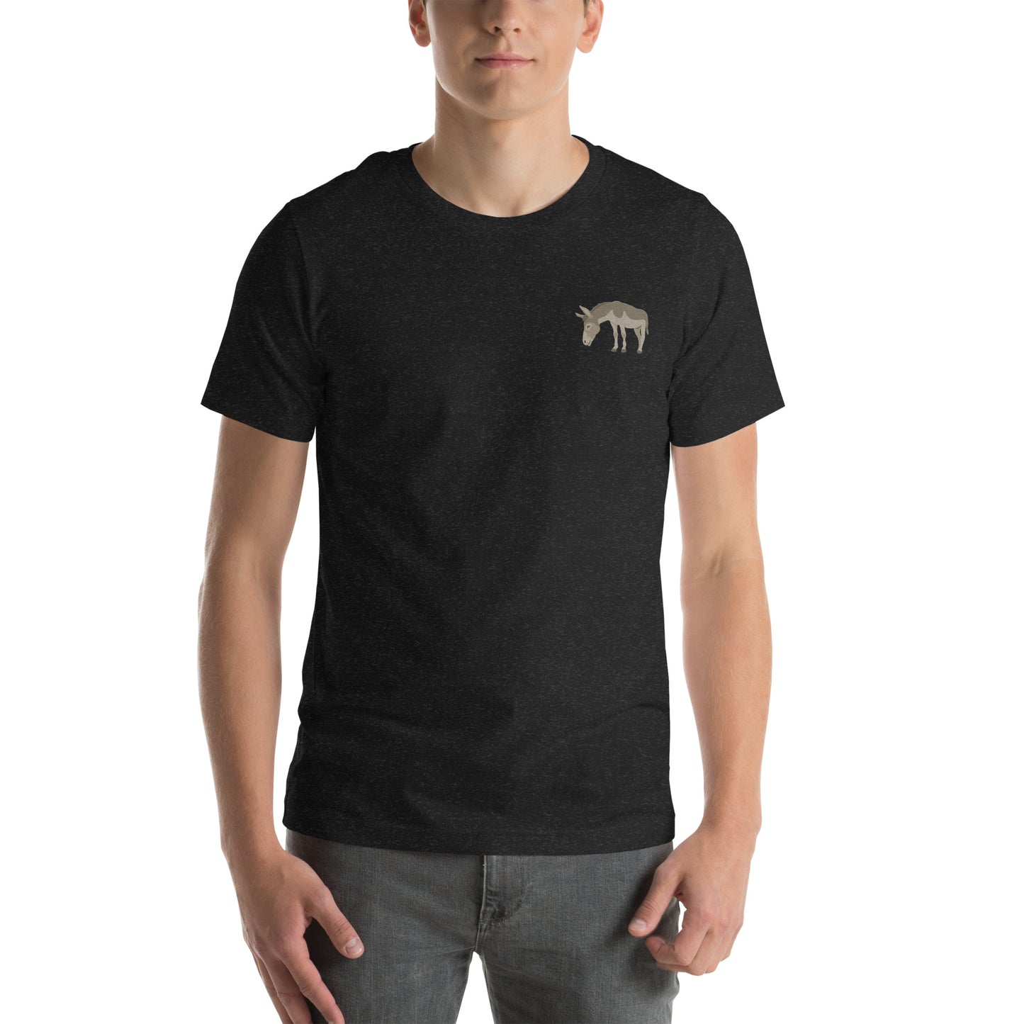 Donkey Cotton T-Shirt - Embroidered - Wildlife Soul Donkey Cotton T-Shirt - Embroidered