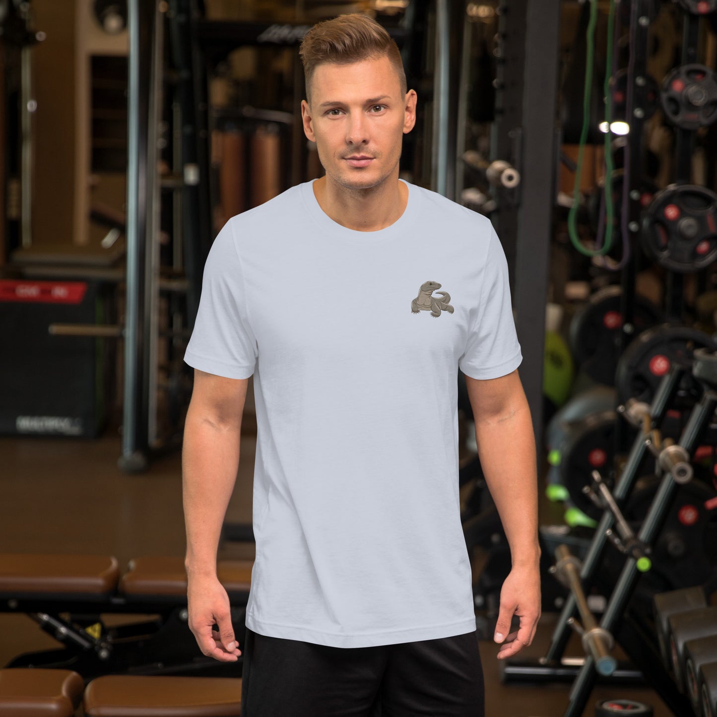 Komodo Cotton T-Shirt - Embroidered - Wildlife Soul Komodo Cotton T-Shirt - Embroidered