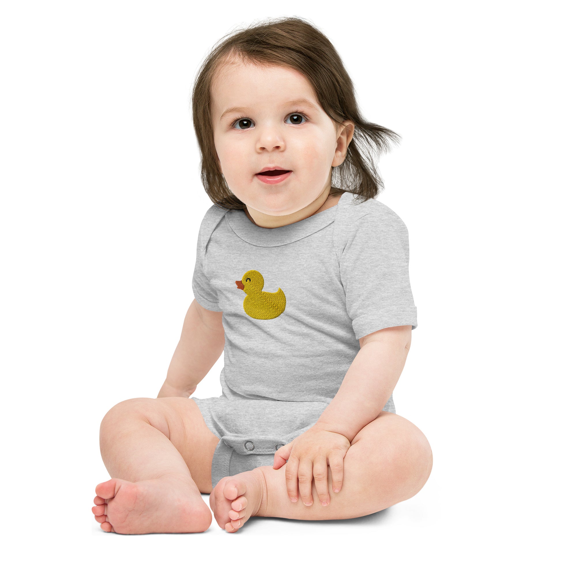 Duck Cotton Baby Body - Embroidered - Wildlife Soul   Duck Cotton Baby Body - Embroidered