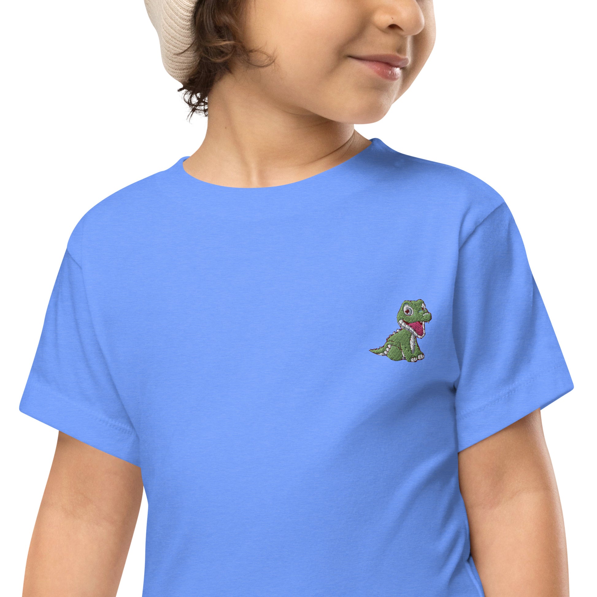 Crocodile Cotton Baby T-shirt - Embroidered - Wildlife Soul   Crocodile Cotton Baby T-shirt - Embroidered