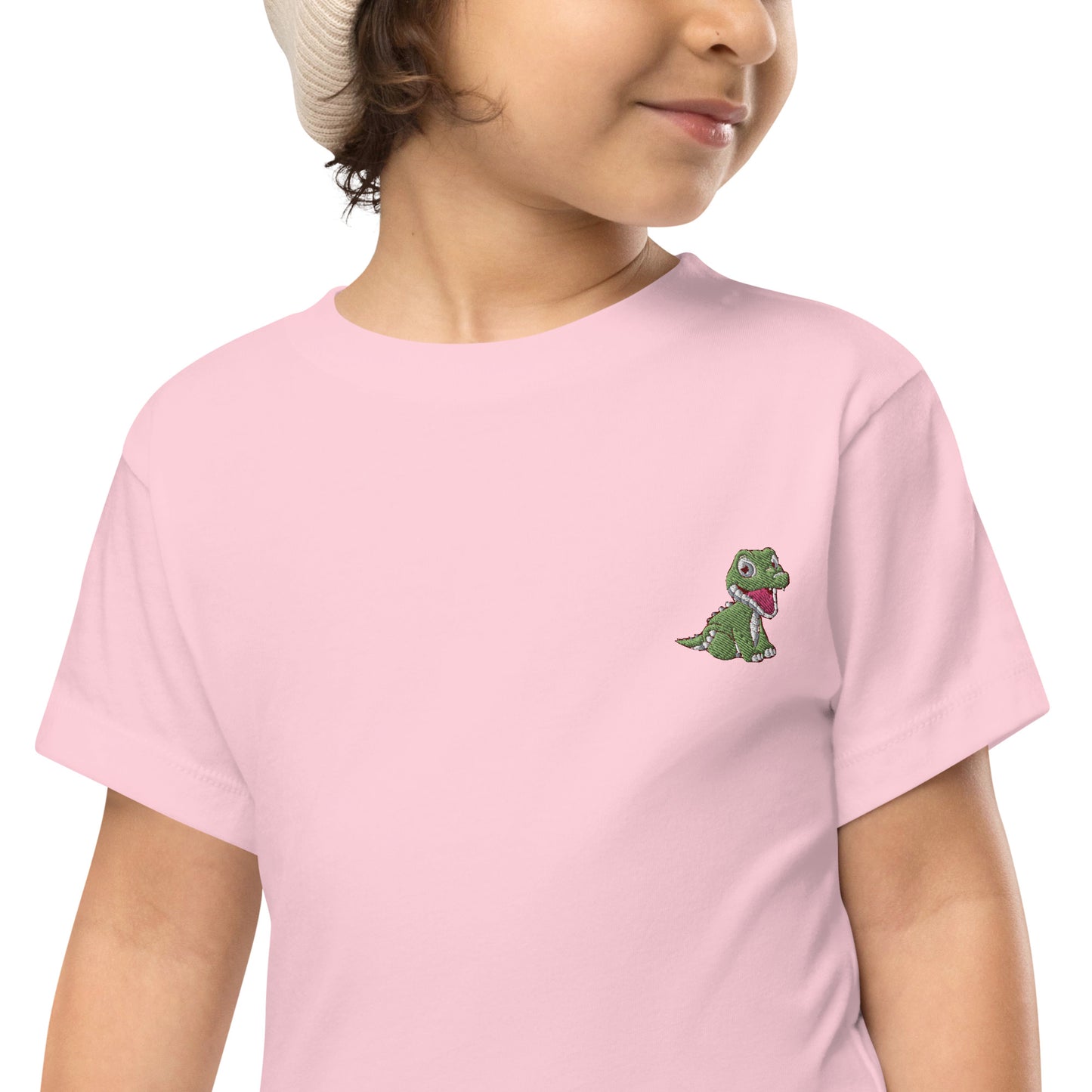 Crocodile Cotton Baby T-shirt - Embroidered - Wildlife Soul   Crocodile Cotton Baby T-shirt - Embroidered